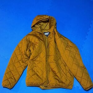 Lands' End Quilted Jacket in Rich Gold